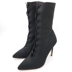 Aldo Miassa Black Size 8.5 Elastic Stretch Boots